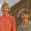 Lorraine Kelly Young '56 and Marilyn McClernon Wilkins '56