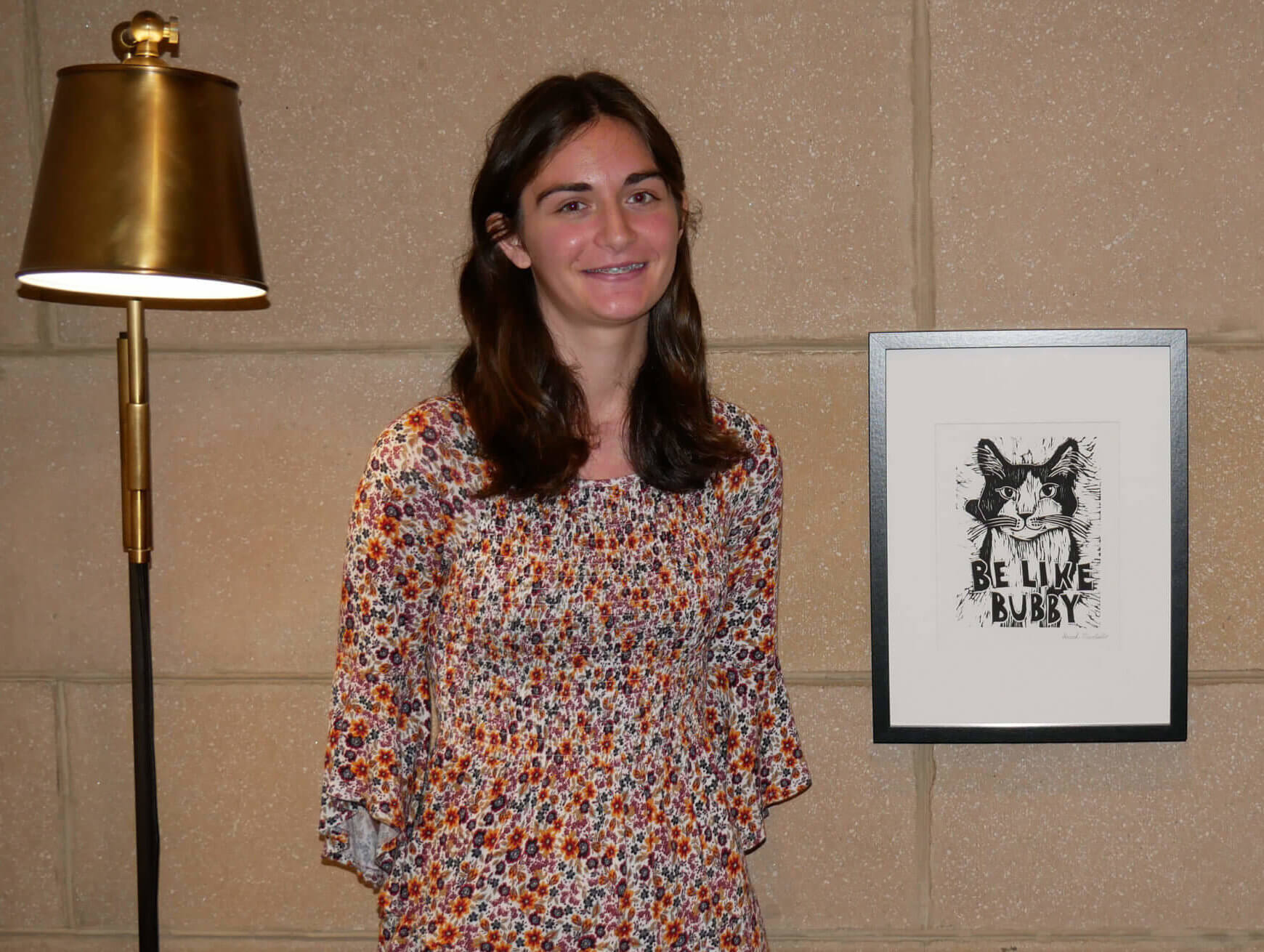 Photo of Sarah Nicoliello '19, a double major in early childhood education and fine arts