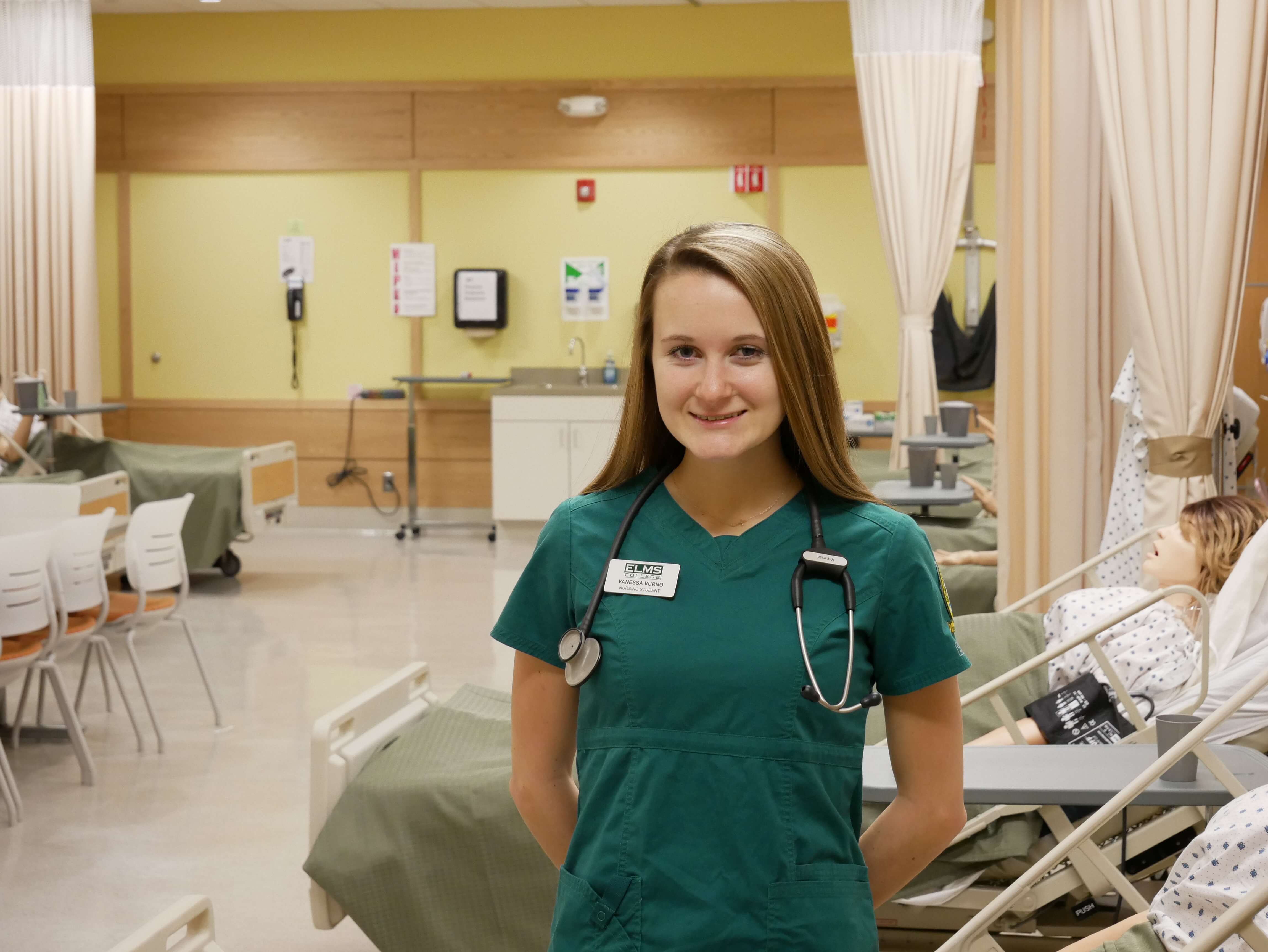 Photo of nursing major Vanessa Vurno '19