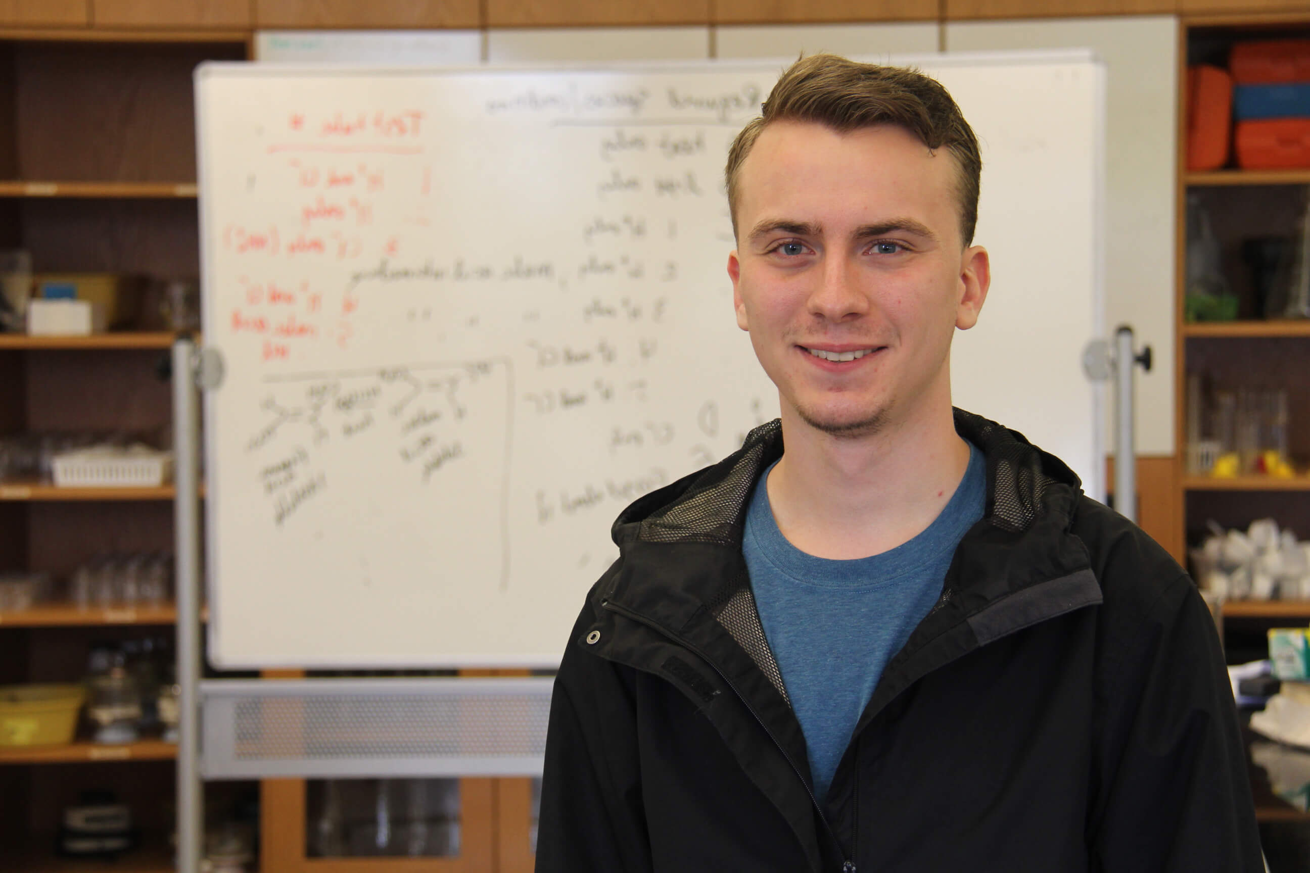 Photo of Andrew Zulch '19, a biology and chemistry double major