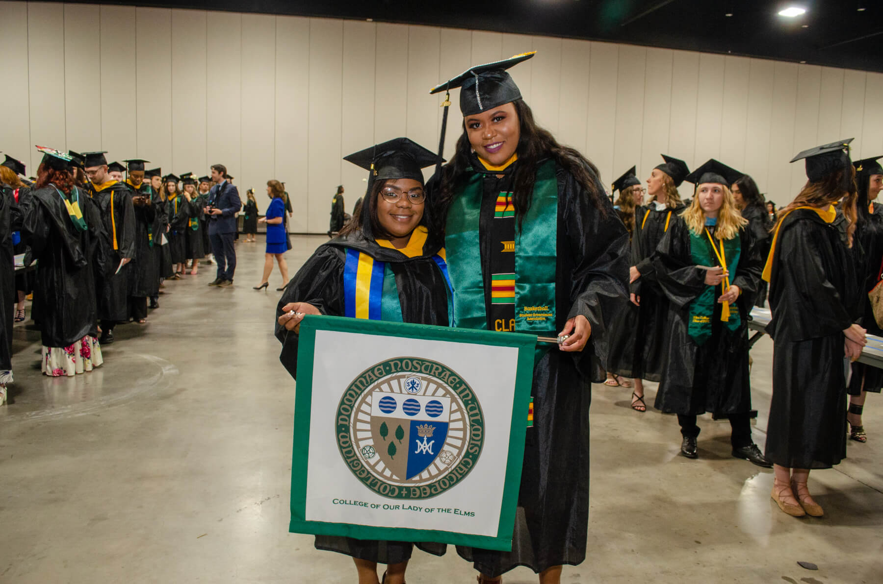 Photo of Brianna Belgrave-Sealy '19 and Nakia Mabin '19