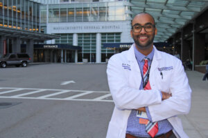 Photo of Jacob Freeman, PPS '14, a graduate of the postbaccalaureate pre-physician assistant (pre-PA) program