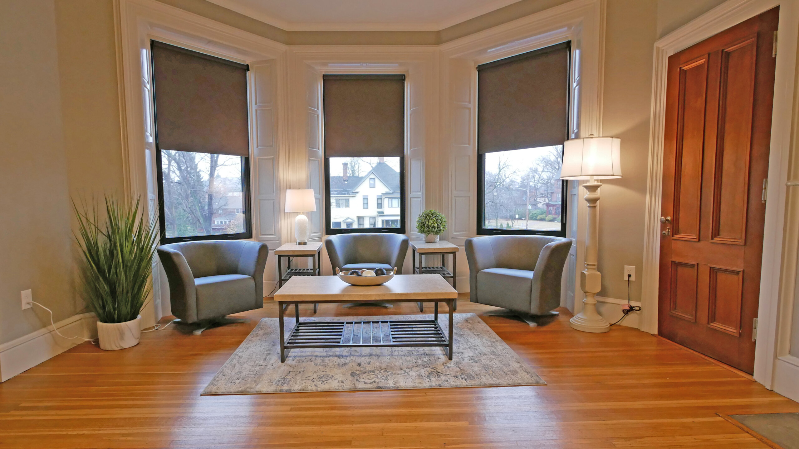 Photo of the interior of the Living-Learning, Community and Cultural Center, formerly known as Gaylord Mansion