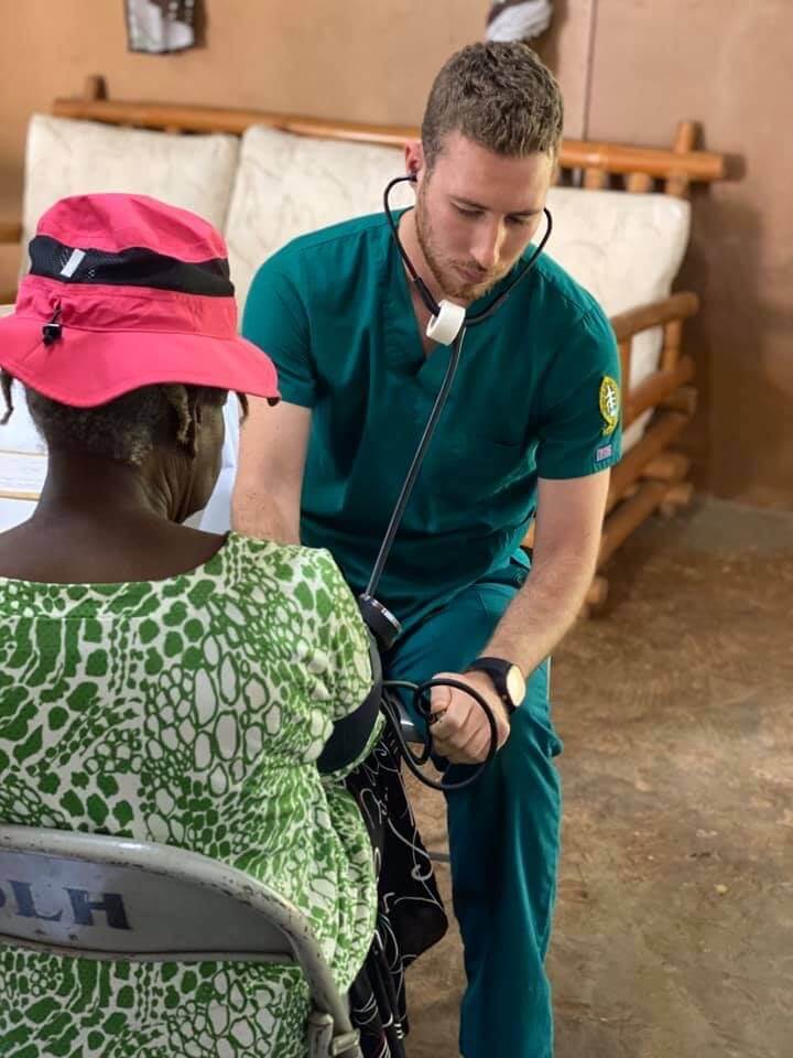 Photo of an accelerated second degree nursing student on a mission trip to Jamaica