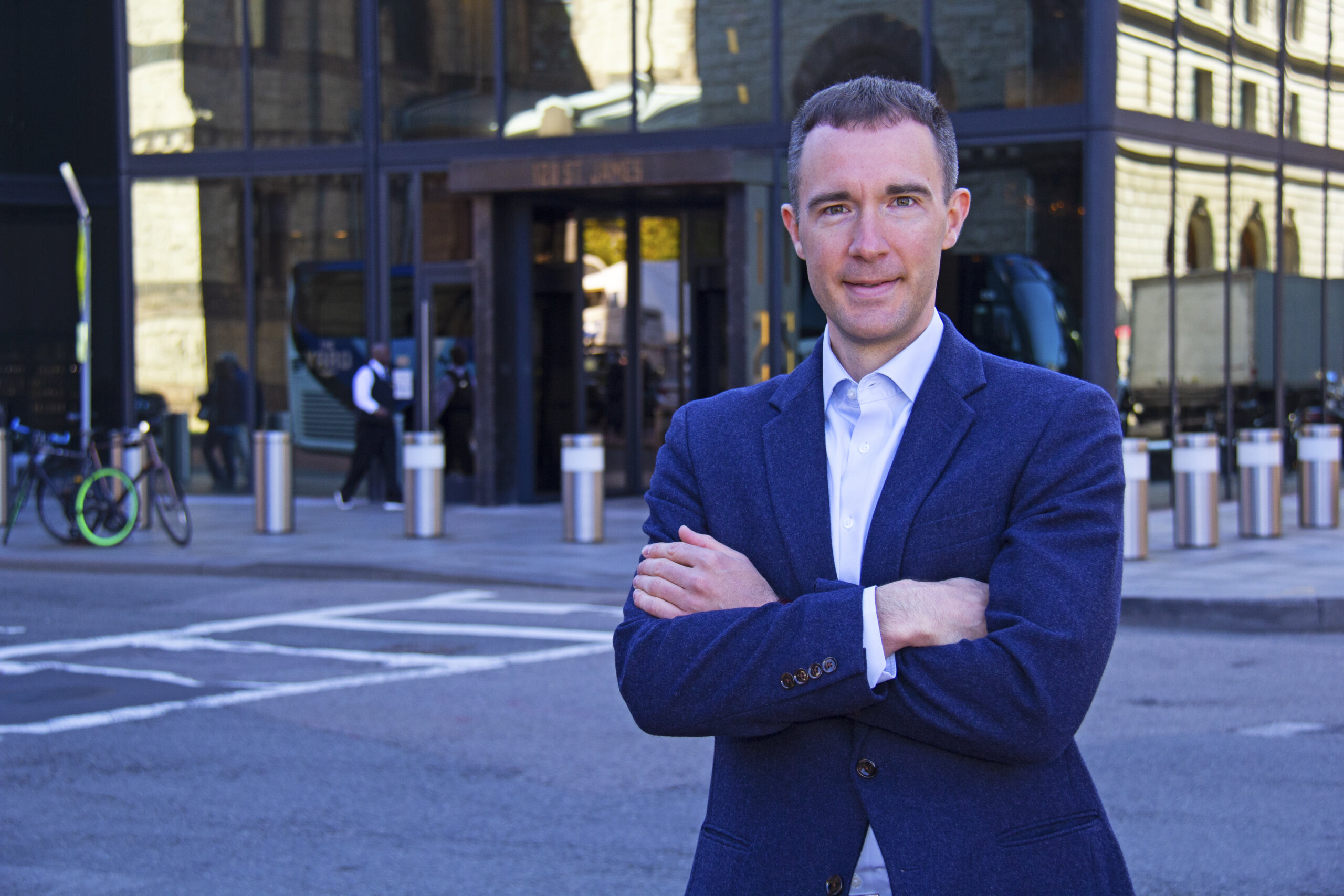 Photo of accounting alum Damien Bradley '02 in Boston