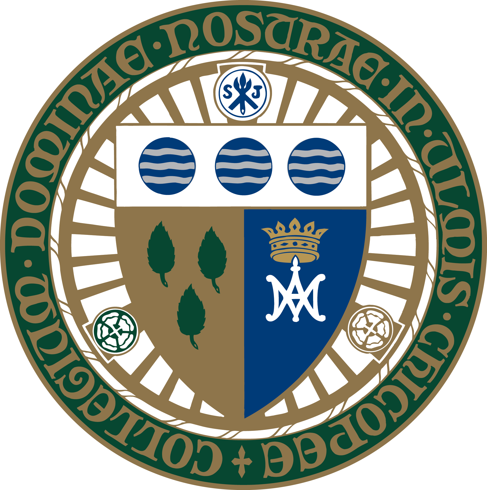 Image of the Elms College standard seal