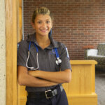 Photo of a student in the Center for Student Success