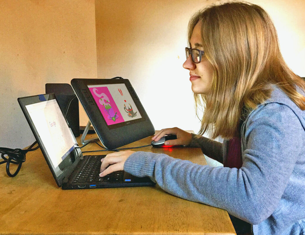 Photo of Graphic design major Samantha Kolodziej '22