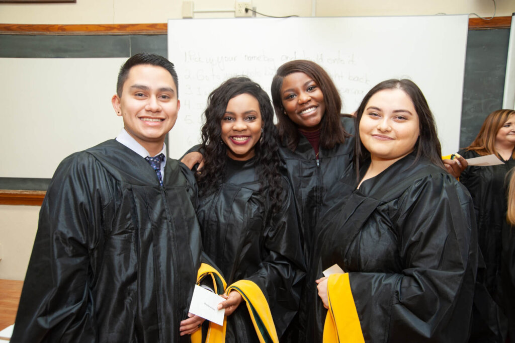Photo of students at Commencement Week event