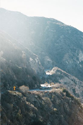 Bloom magazine, Elms College, a steep mountain side 