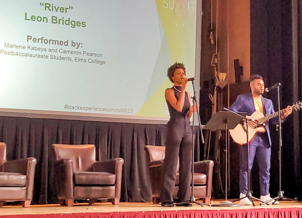 Marlene Kabeya, Cameron Pearson, singers, Elms, BES