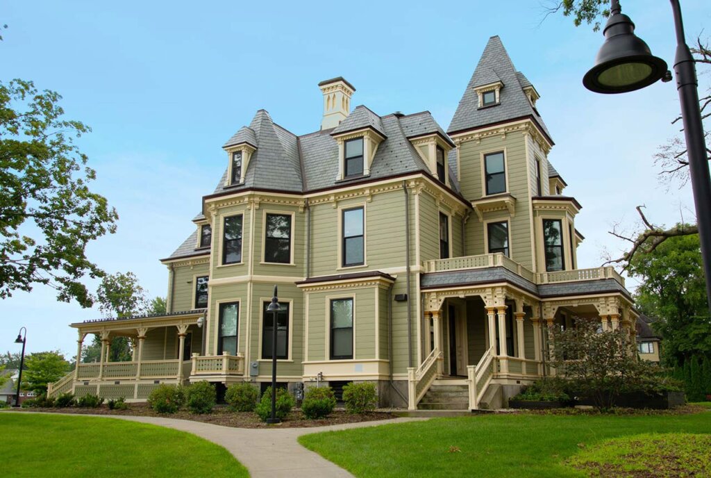The Merci Marlène and Jacques Louis Dumay Living-Learning Community and Cultural Center, Gaylord mansion, Elms College, Chicopee, ma