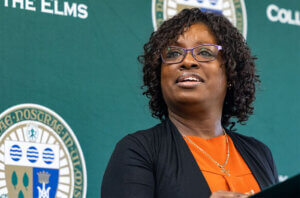 Kimberly Quinonez, student, elms college