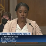 Image of Jaines Andrades speaking