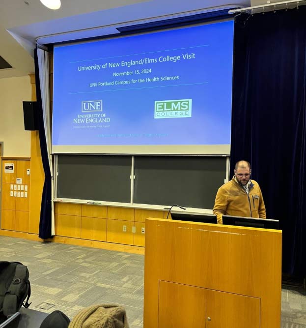 Christopher Tripp, Associate Director UNE Health Sciences Admissions