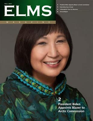 Image of Elms College magazine cover
