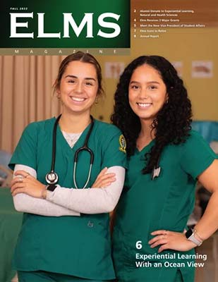 Image of Elms College magazine cover
