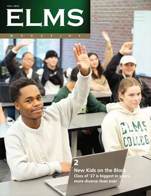 Image of Elms College magazine cover