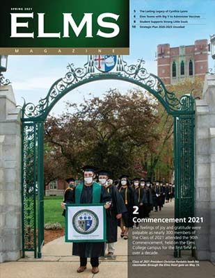 Image of Elms College magazine cover