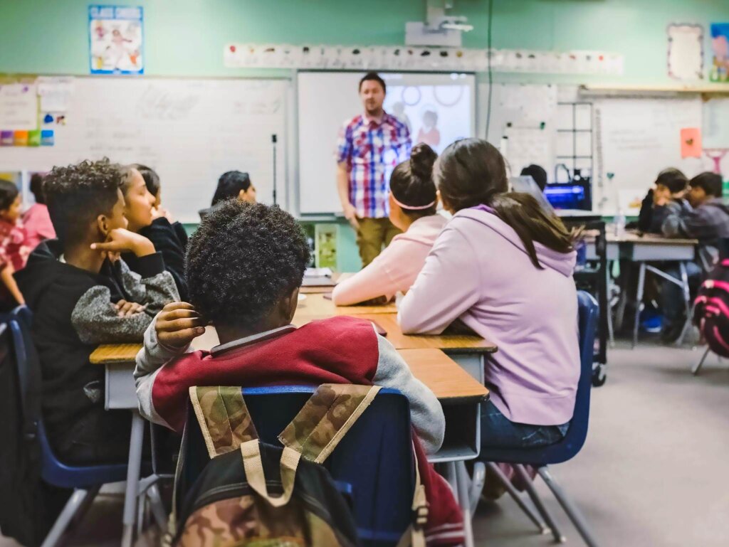 Photo of students in a classroom