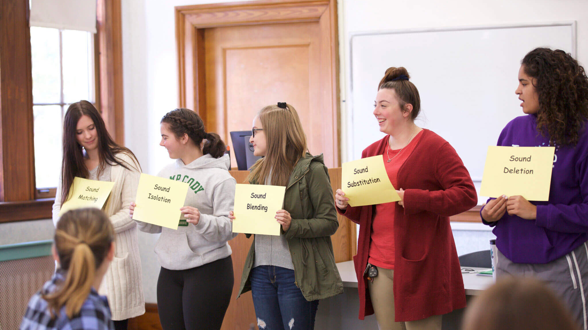 Education class at Elms College