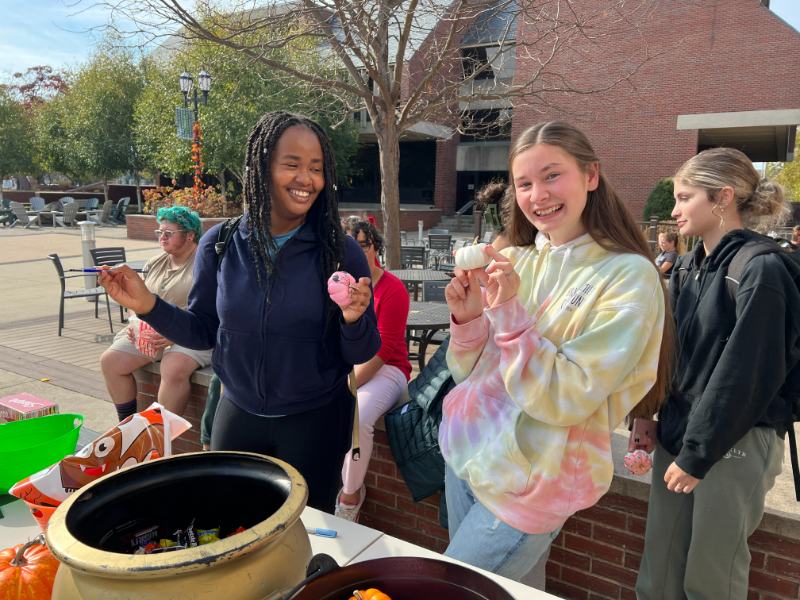 Photo of students at an event