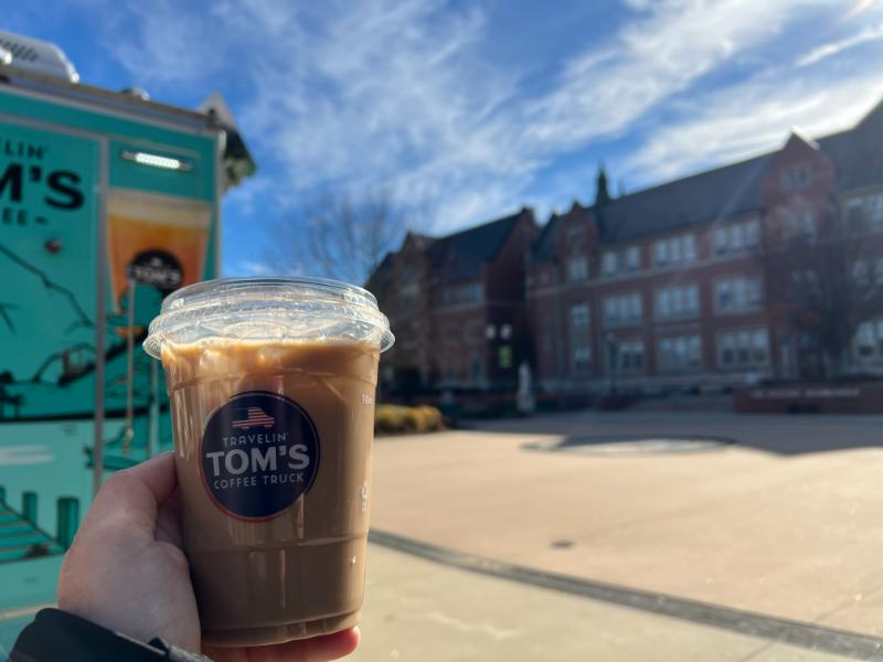 Photo of coffee from a food truck