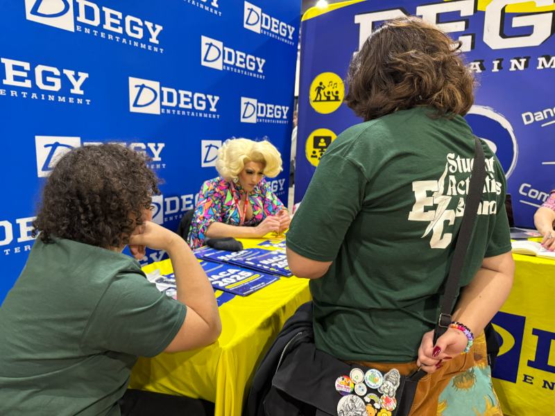 Photo of students at an event