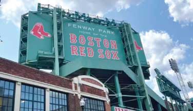 Photo of the Boston Red Sox sign