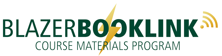 Blazer Book Link - Course Materials Program logo graphic