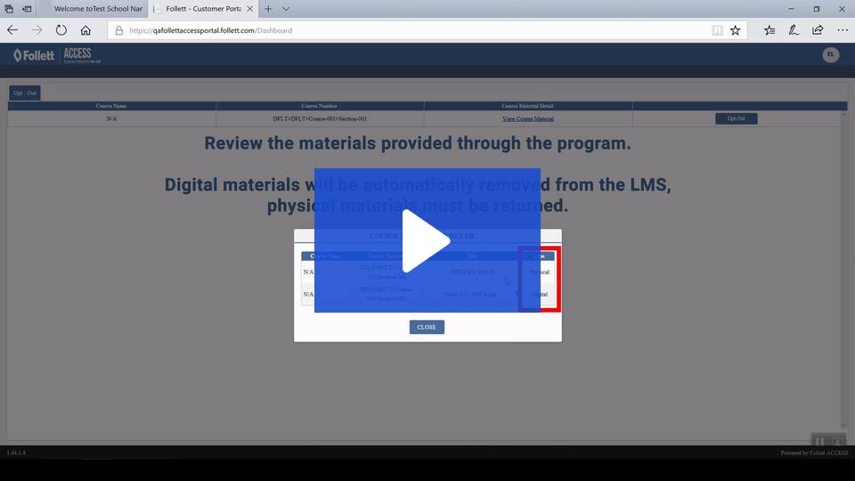 Screenshot of a desktop screen with a play button 