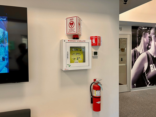 Photo of an AED