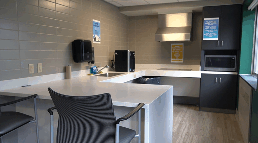 Newly remodeled kitchen