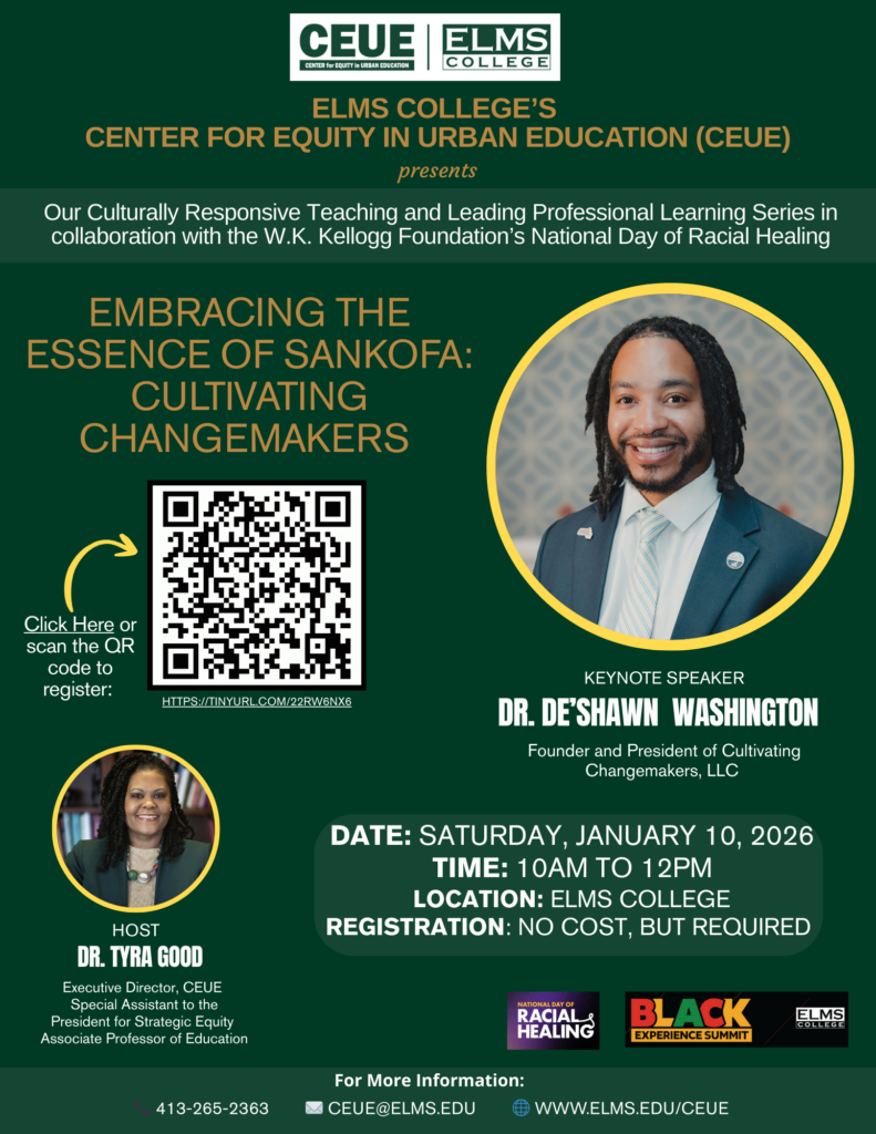 Embracing the Essence of Sankofa: Cultivating Changemakers flyer