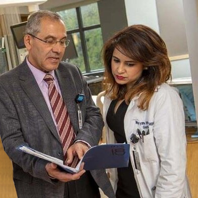 Two Doctors in a clinic